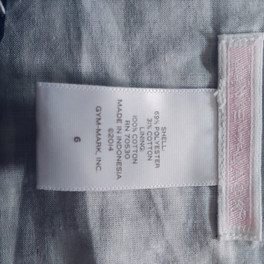 Girls Janie and Jack dress blue